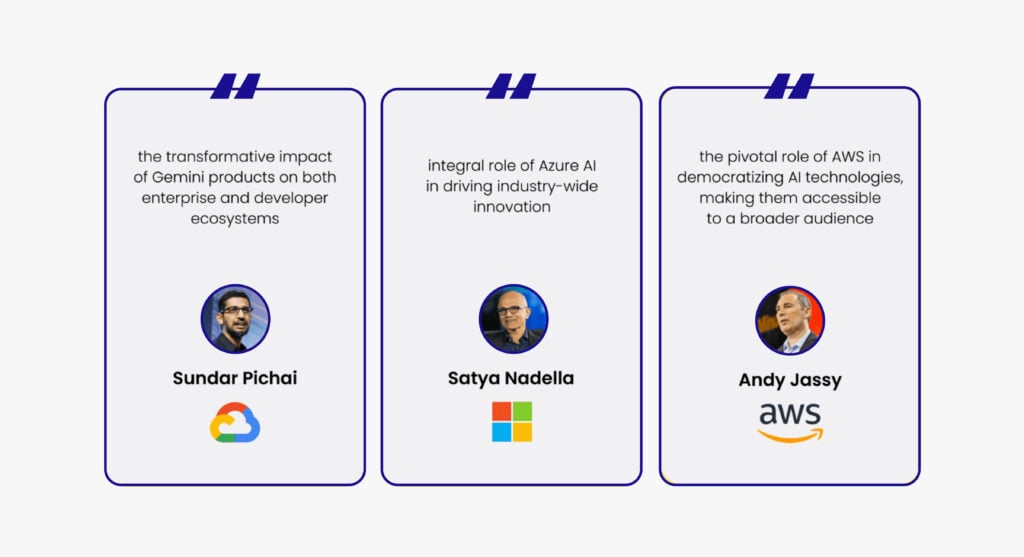 Quotes from hyperscaler CEOs