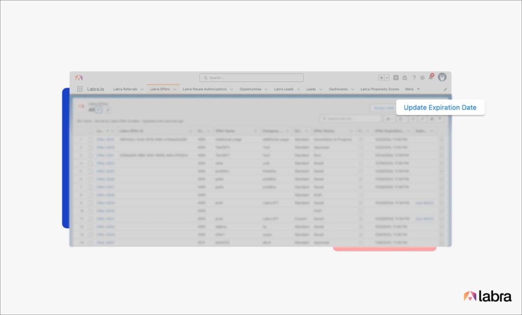 Update expiration dates for multiple offers at once from the Offer List View