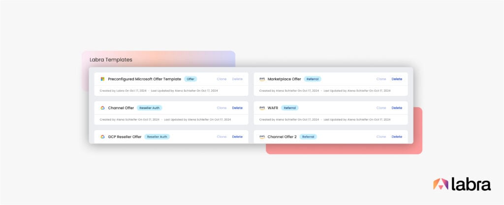 Sample mapping templates