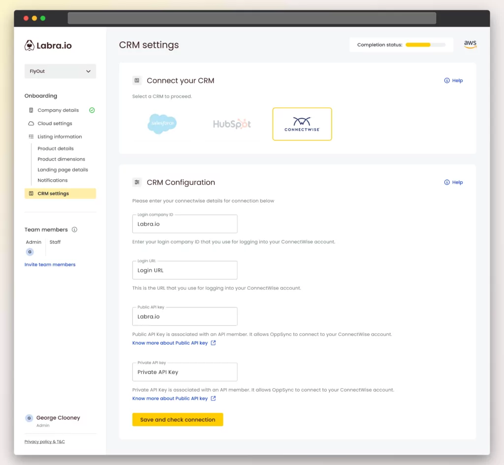 Select CRM integration